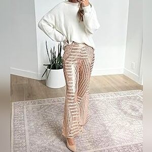 Evales Sequin Pants Size Large